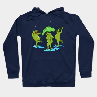 Frogs in the Rain Hoodie